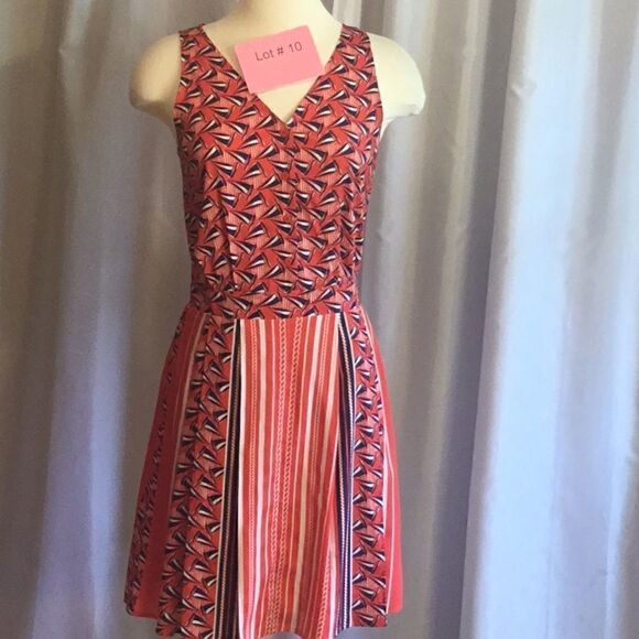 Sleeveless dress with a nautical style in small by COLLECTIVE CONCEPTS - Picture 4 of 14